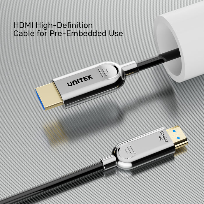 UNITEK C11092ASL-20M HDMI TO HDMI FIBER OPTIC CABLE 4K@60HZ 20M - Image 11