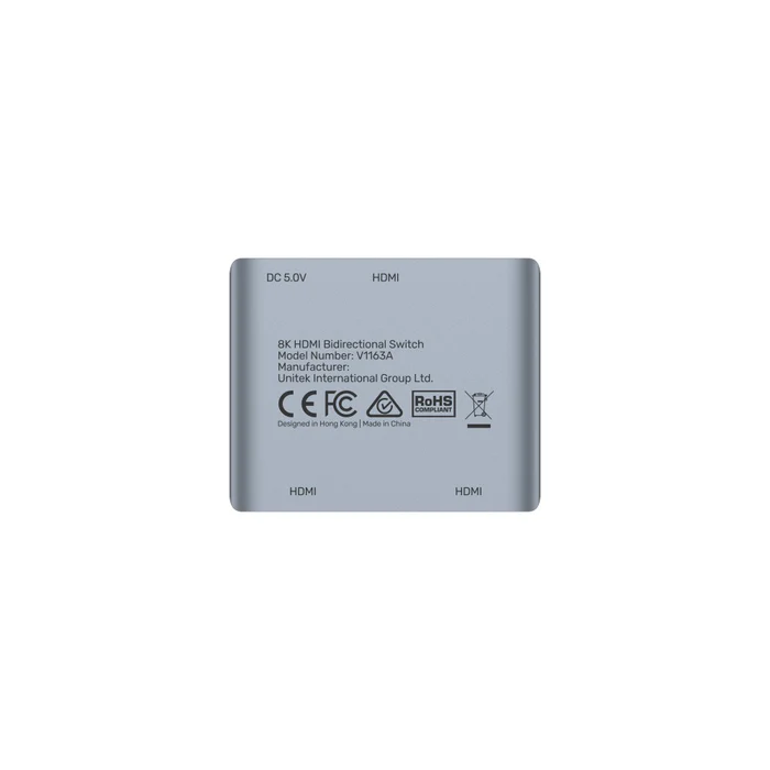 UNITEK V1163A HDMI BIDIRECTIONAL SWITCH 2-IN-1 OUT / 1-IN-2 OUT 8K@60HZ - Image 5