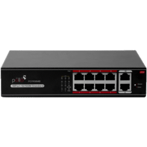 POLLO PLN-1108MB 8-Port PoE Switch with 2 Uplink Ports