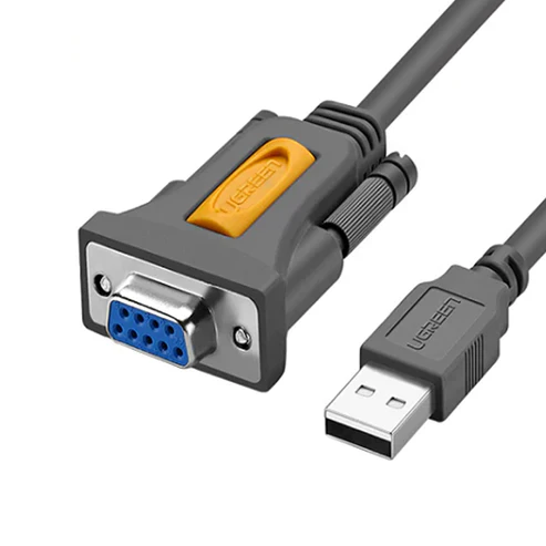 UGREEN 20201 USB 2.0 Male to DB9 RS-232 Female Adapter Cable 1.5m
