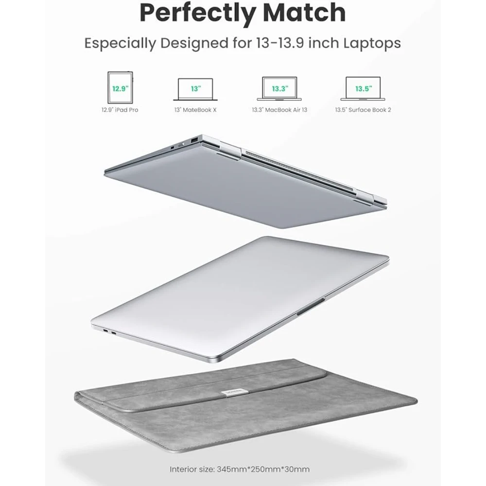 UGREEN 20431 Laptop Sleeve for 13-13.9 inch Laptop Thin Light Laptop Case - Image 5