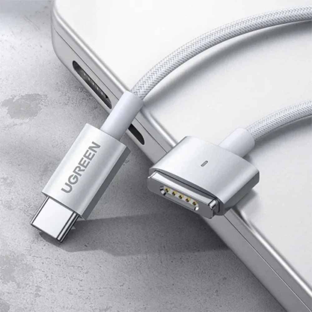 UGREEN 90319 USB-C TO MAGSAFE 2 CHARGING CABLE 85W 2M (SILVER WHITE - Image 2