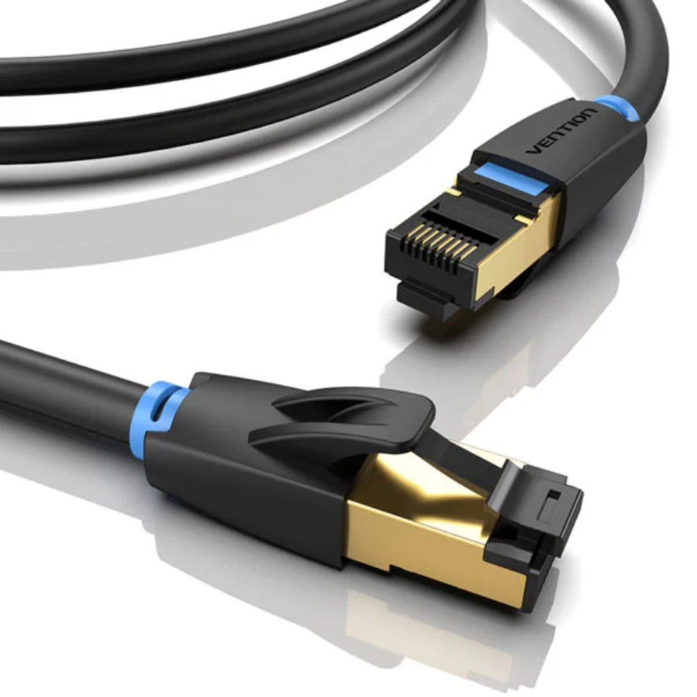 VENTION IKABJ CAT8 SFTP PATCH CABLE 5M BLACK - Image 2
