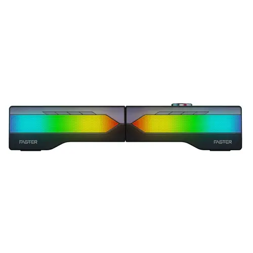 FASTER G2000 RGB Lighting Dual Gaming Wireless Speakers 10W
