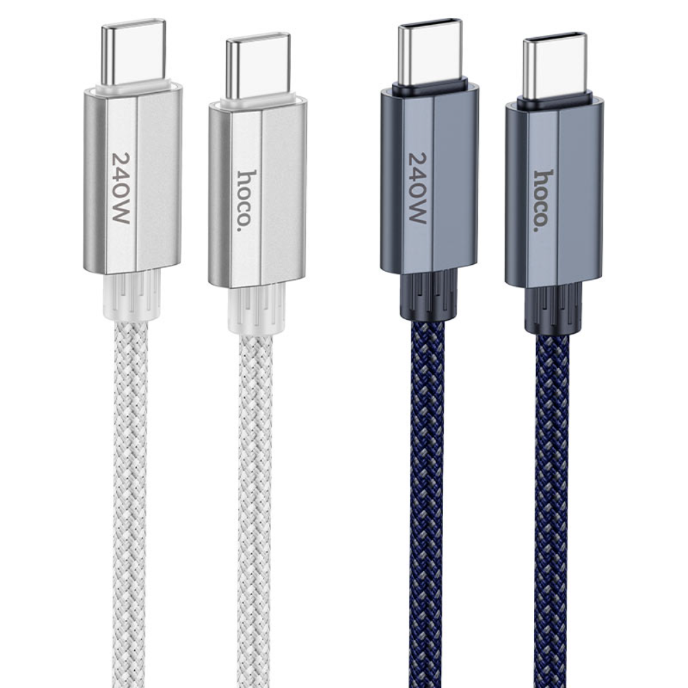 HOCO U134 Primero 240W Type-C to Type-C Fast Charging Cable – 1.8M - Image 2