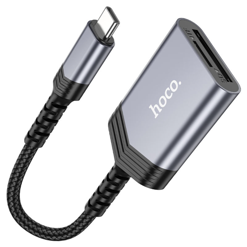HOCO UA25 2-in-1 Type-C SD & TF Card Reader - Image 5