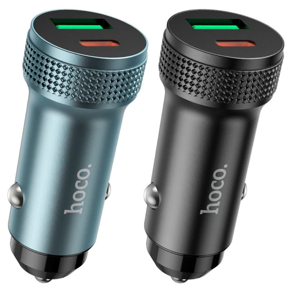 HOCO Z49B Level PD38W Car Charger – 1C1A Fast Charging for iPhone & Android - Image 2