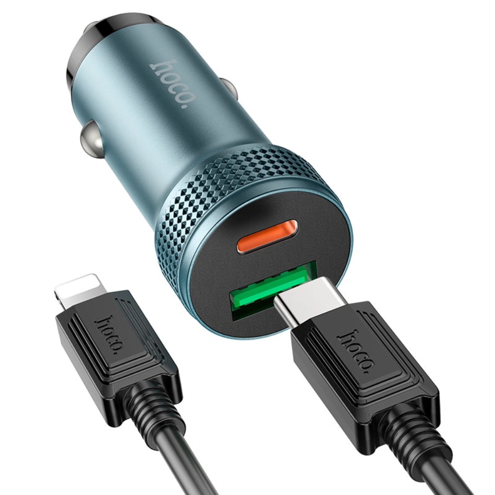 HOCO Z49B Level PD38W Car Charger – 1C1A Fast Charging for iPhone & Android - Image 3