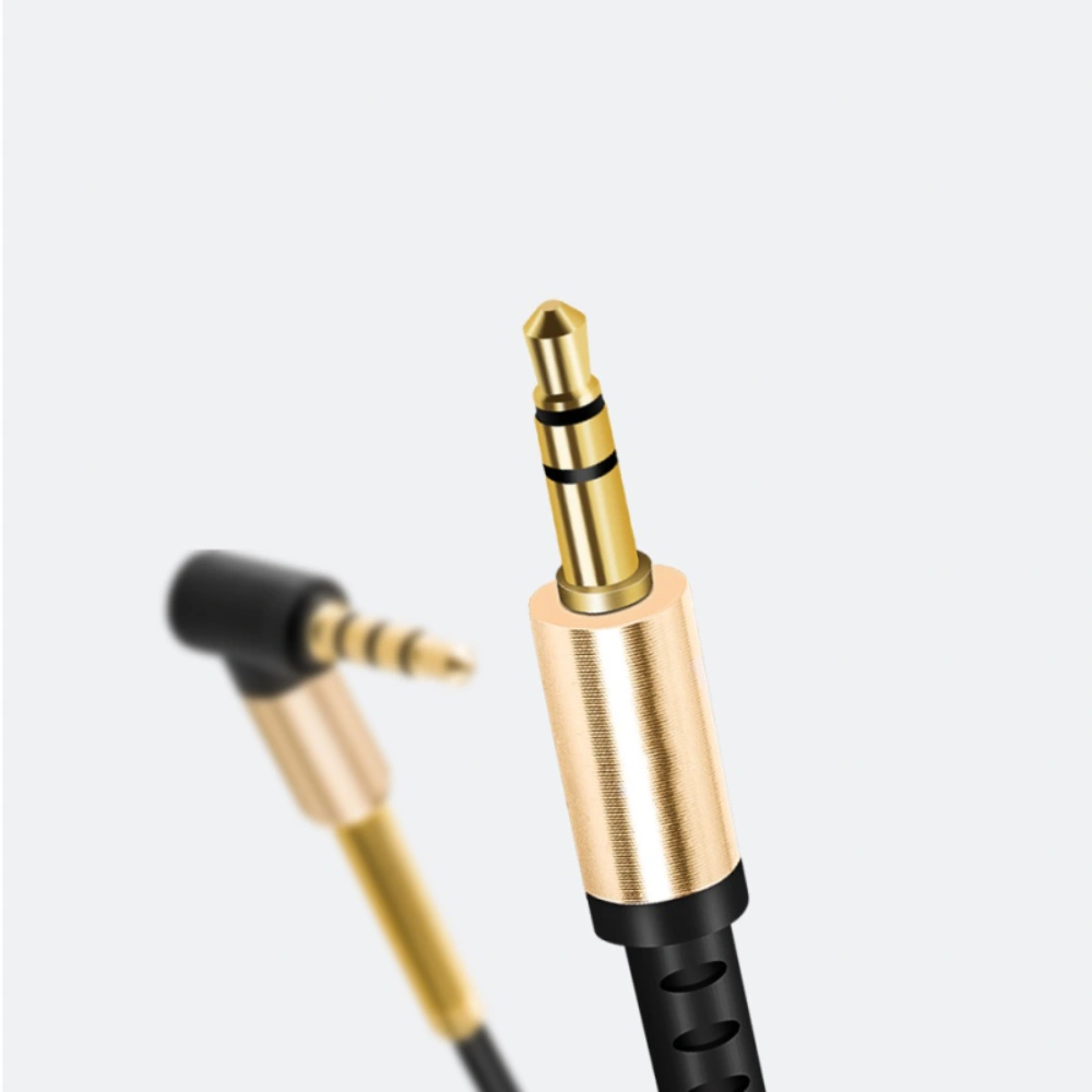 HOCO UPA02 AUX Audio Cable with Control Buttons – 200cm Stereo Handsfree Cable - Image 2