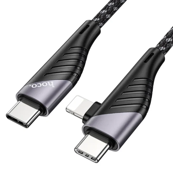 HOCO U95 2-in-1 Type-C to C Lightning Cable – Super Fast Charging