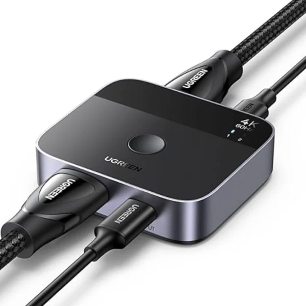 UGREEN 55452 USB-C HDMI Switch 2-in-1 4K@60Hz Aluminum for MacBook And Laptop
